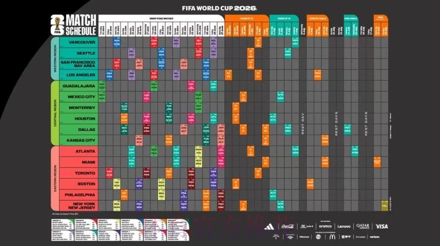 2026世界杯每日赛程最新实时赛程在哪里看 2026世界杯每日赛程最新实时赛程在哪里看